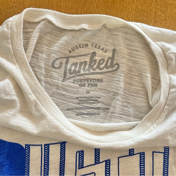 Austin Texas Flag Graphic Women’s Sleeveless Tank Top (M) - Picture 2 of 2